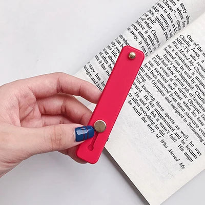 Candy Color Silicone Finger Ring Wristband Holder