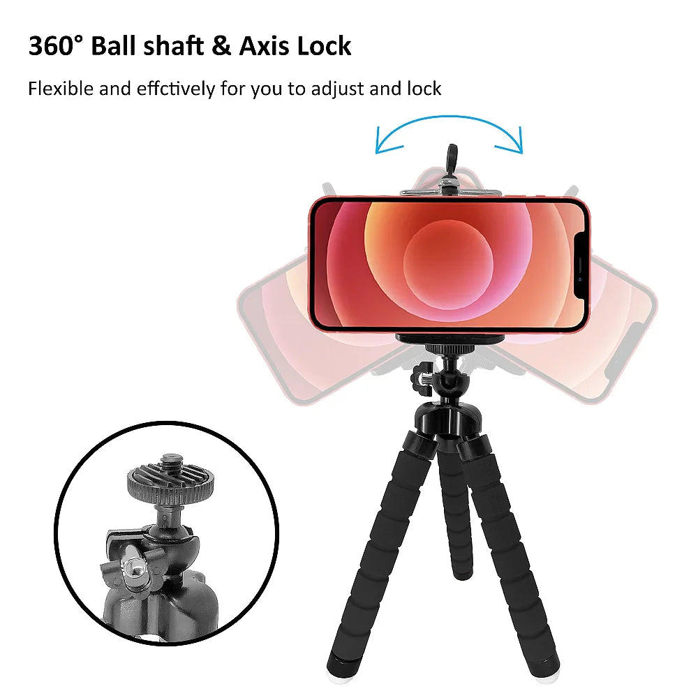 Flexible Octopus Tripod Phone Holder