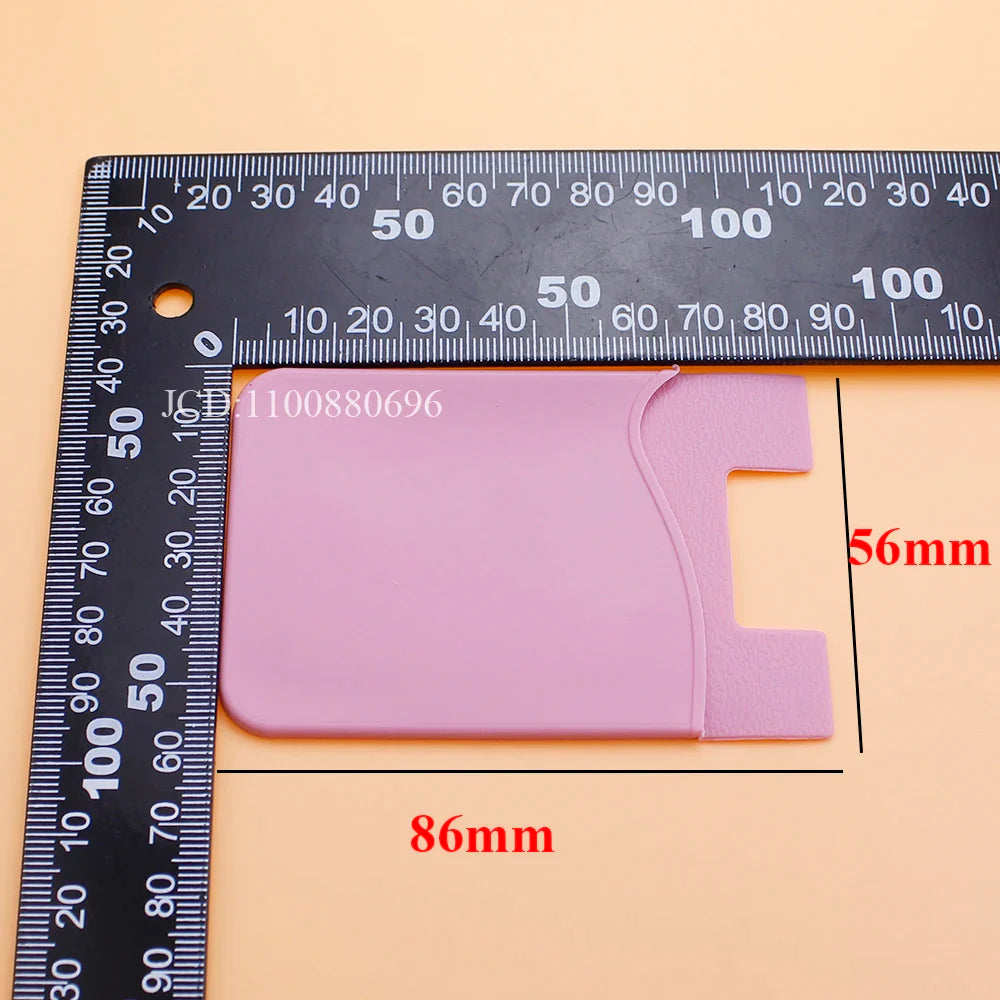 Silicone Phone Card Holder Wallet Stick-On