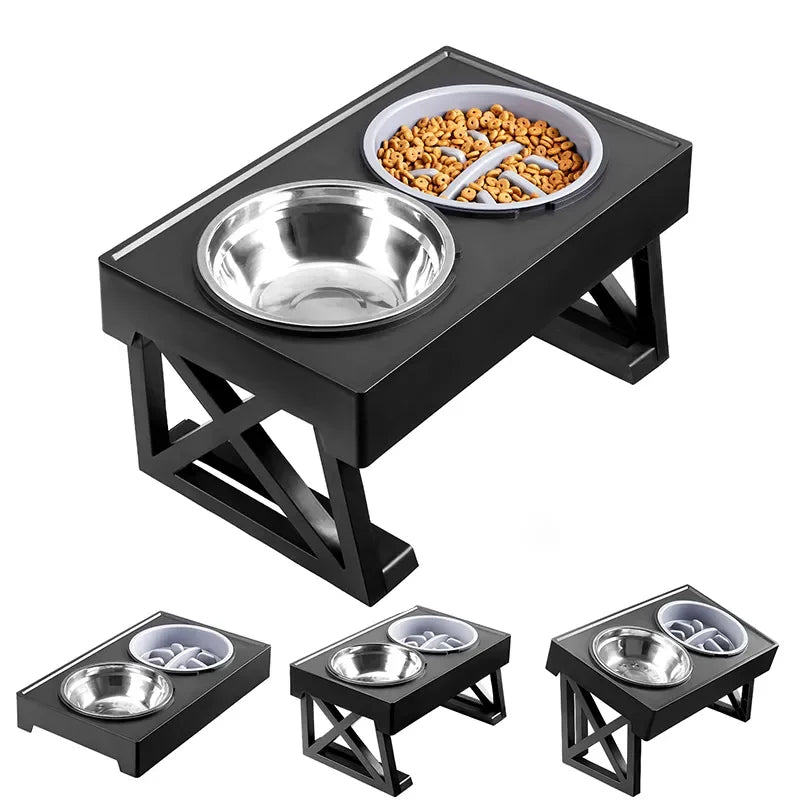 Adjustable Elevated Dog Feeder Bowl