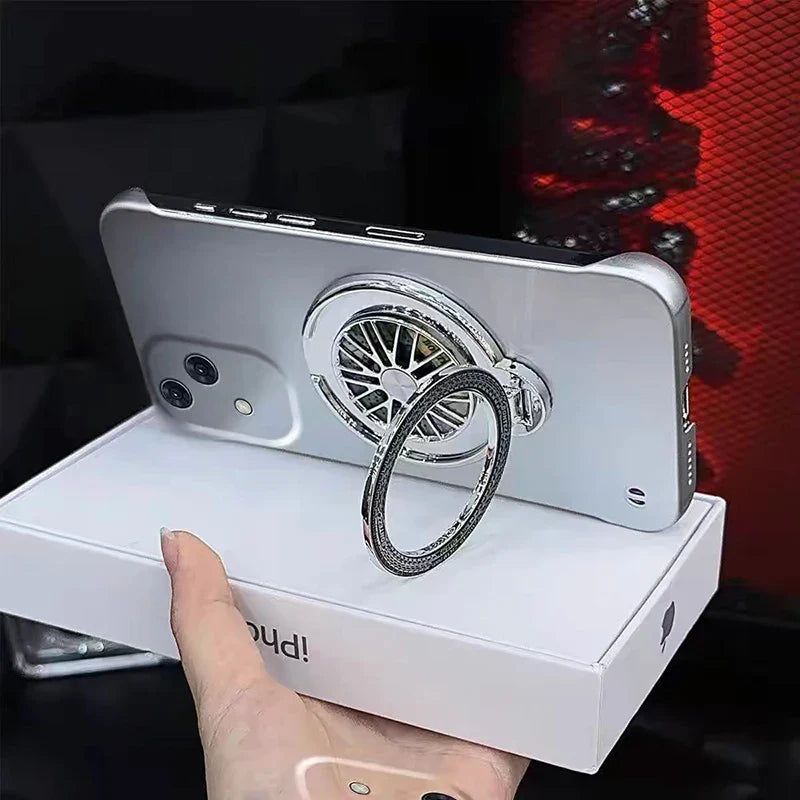 Cute Electroplating Gyroscope Ring Holder