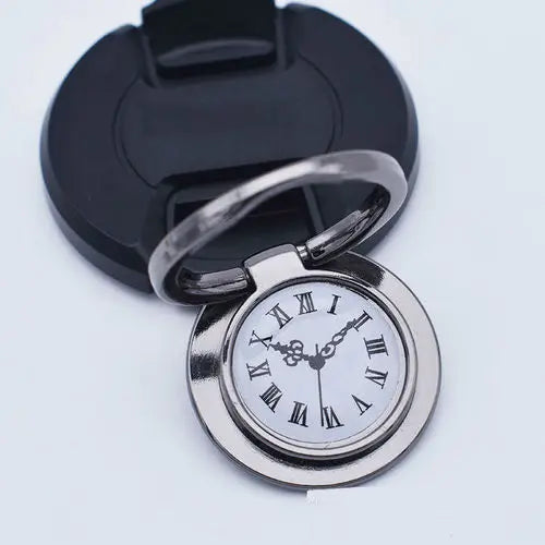 Metal Clock Phone Ring Holder Stand
