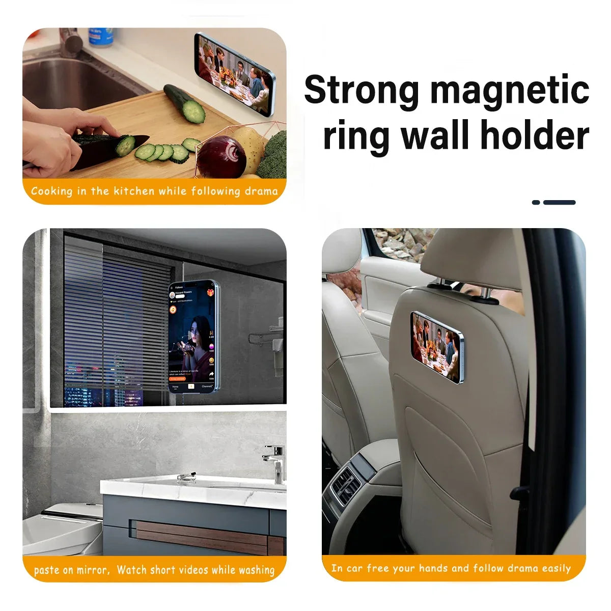 Magnetic Ring Holder for iPhone