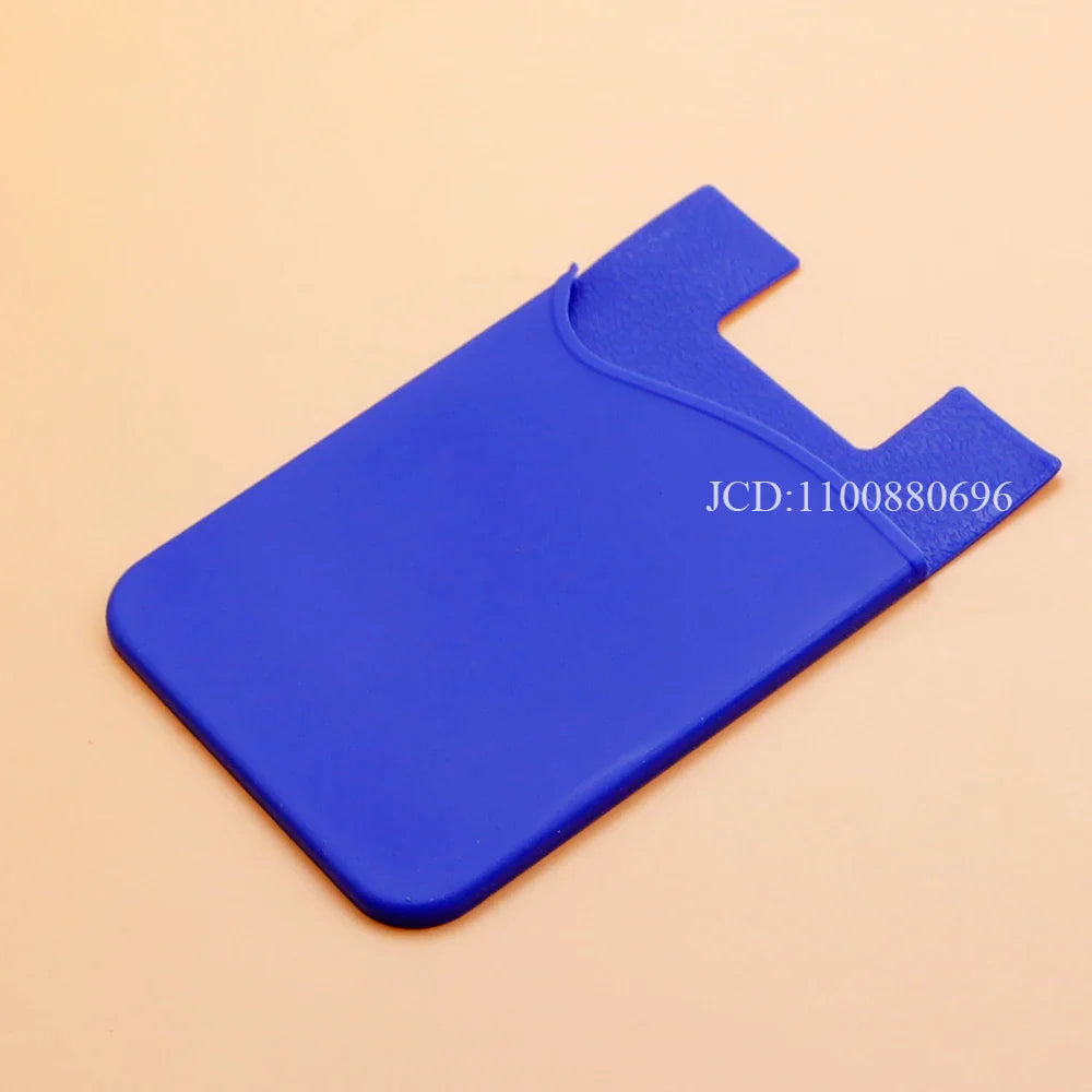 Silicone Phone Card Holder Wallet Stick-On
