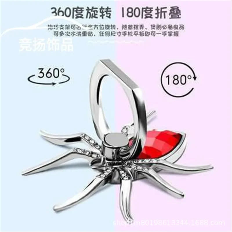 Luxury Diamond Spider Phone Ring Holder