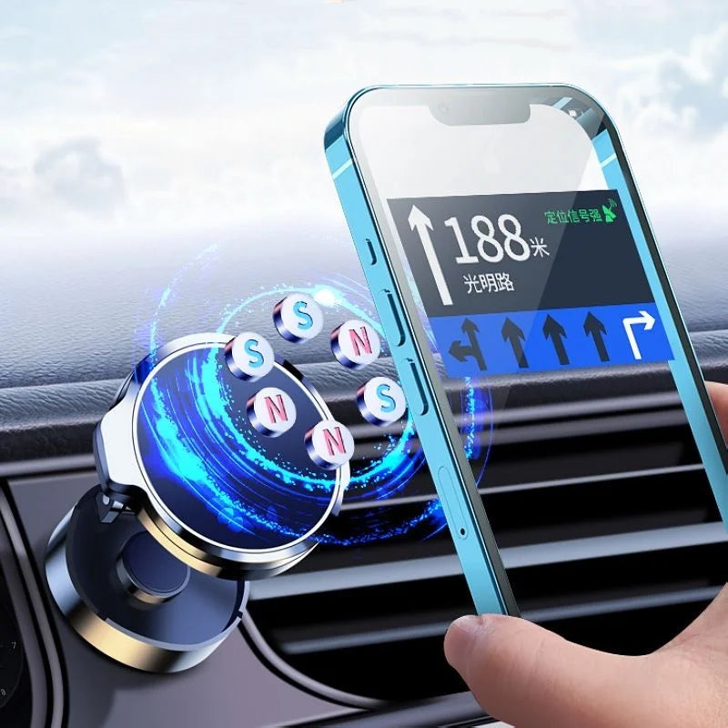 Magnetic 360° Car Phone Holder Stand