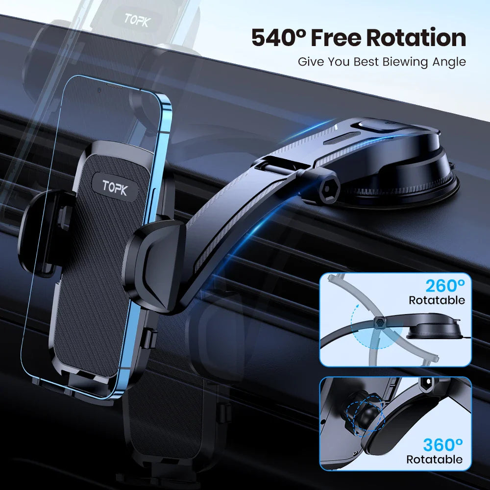 Gravity Car Dashboard Phone Holder Stand
