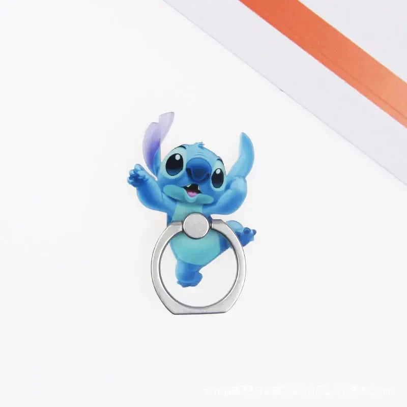 Cartoon Stitch Mickey Phone Ring Holder