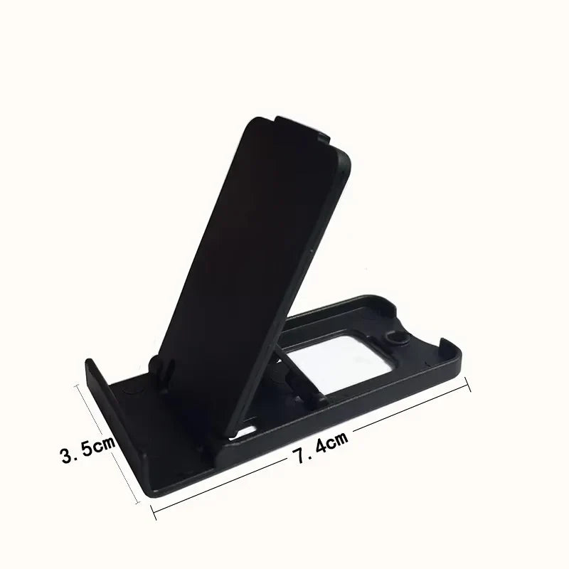 Plastic foldable desk phone holder stand