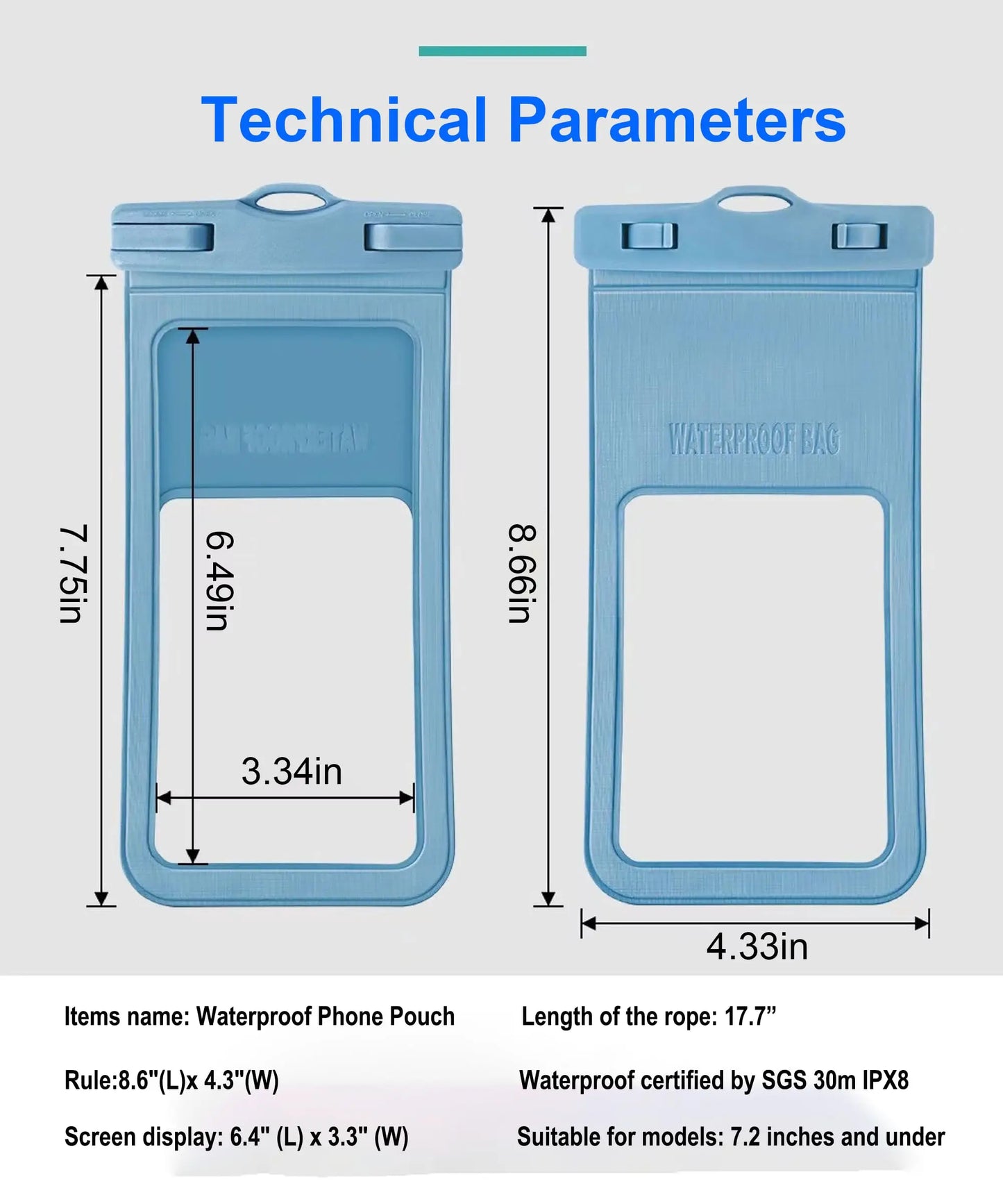 Waterproof Phone Bag for Swimming