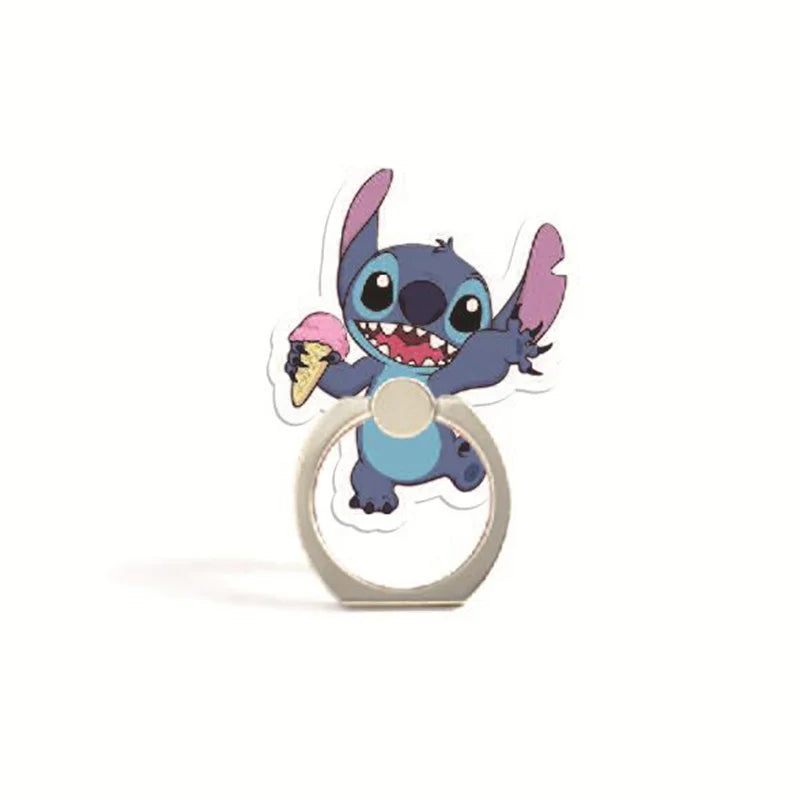 Cartoon Stitch Mickey Phone Ring Holder