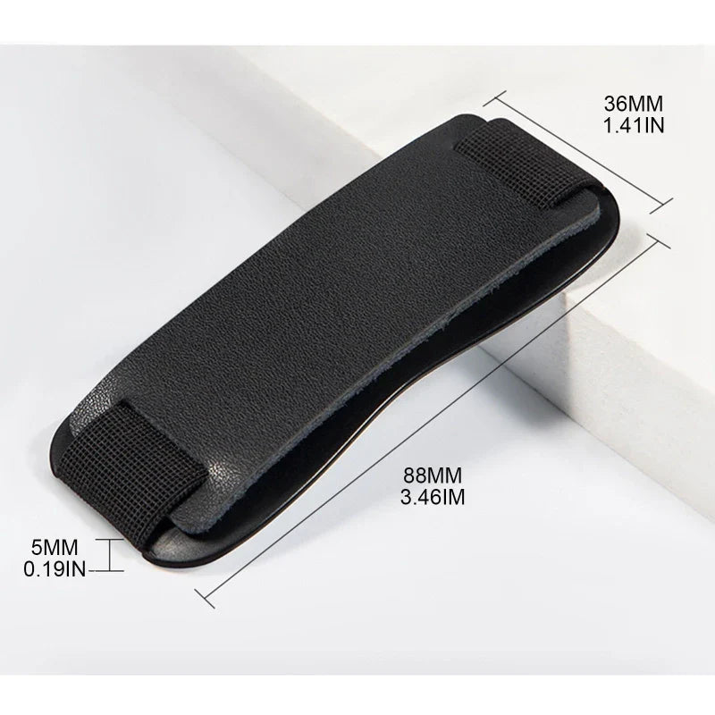 Leather Finger Strap Phone Kickstand