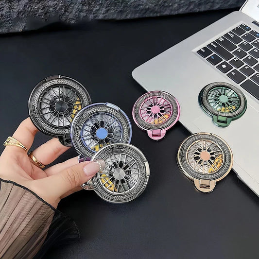 Cute Electroplating Gyroscope Ring Holder