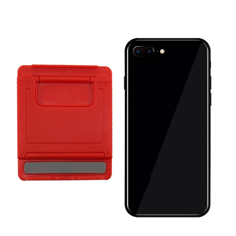 Plastic foldable desk phone holder stand