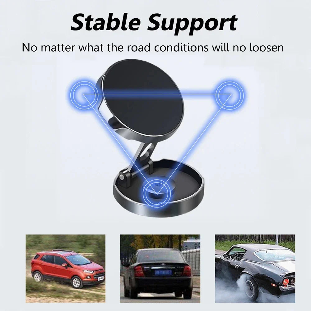 Magnetic 360° Car Phone Holder Stand