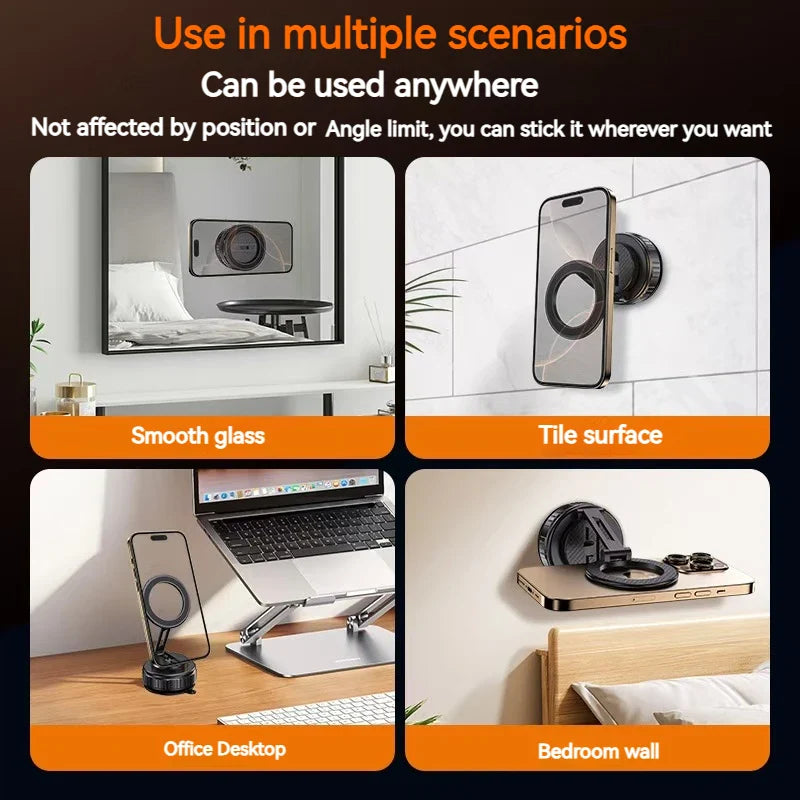 Metal Universal Vacuum Magnetic Car Phone Holder