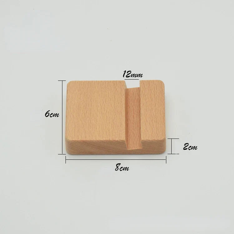 Simple Wooden Phone Stand Holder