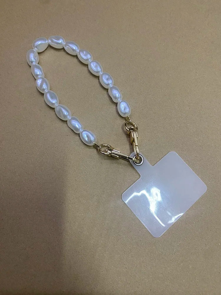 Pearl Phone Lanyard Crossbody Strap