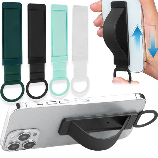 Elastic Finger Strap Grip Kickstand Holder