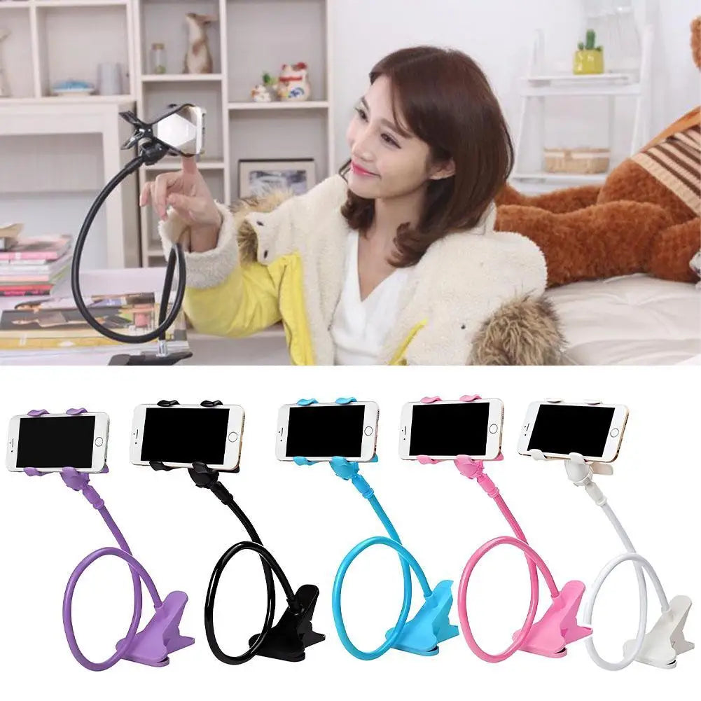 Lazy Bedside Clip Phone Holder