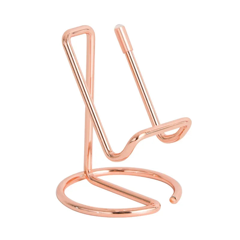 Gold Metal Lazy Phone Holder Stand