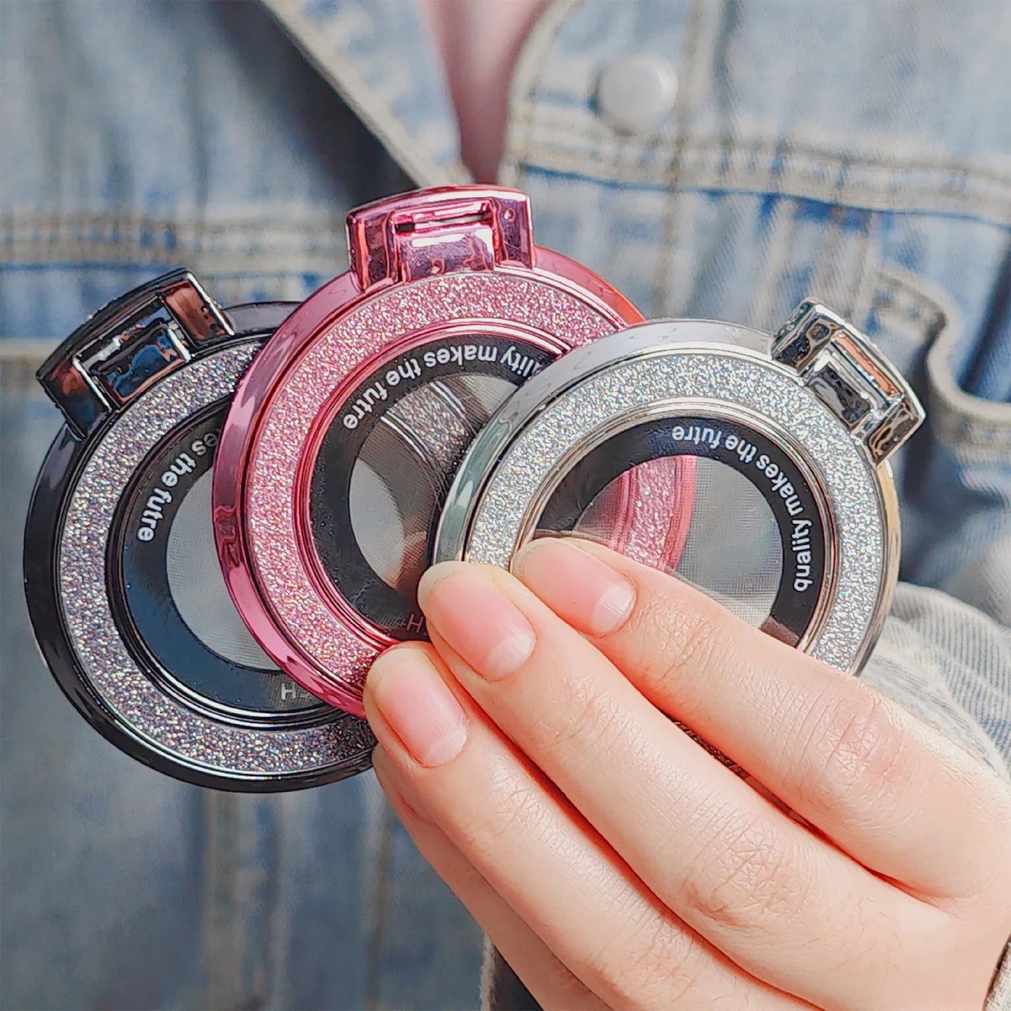 Glitter Bling Phone Ring Holder Stand