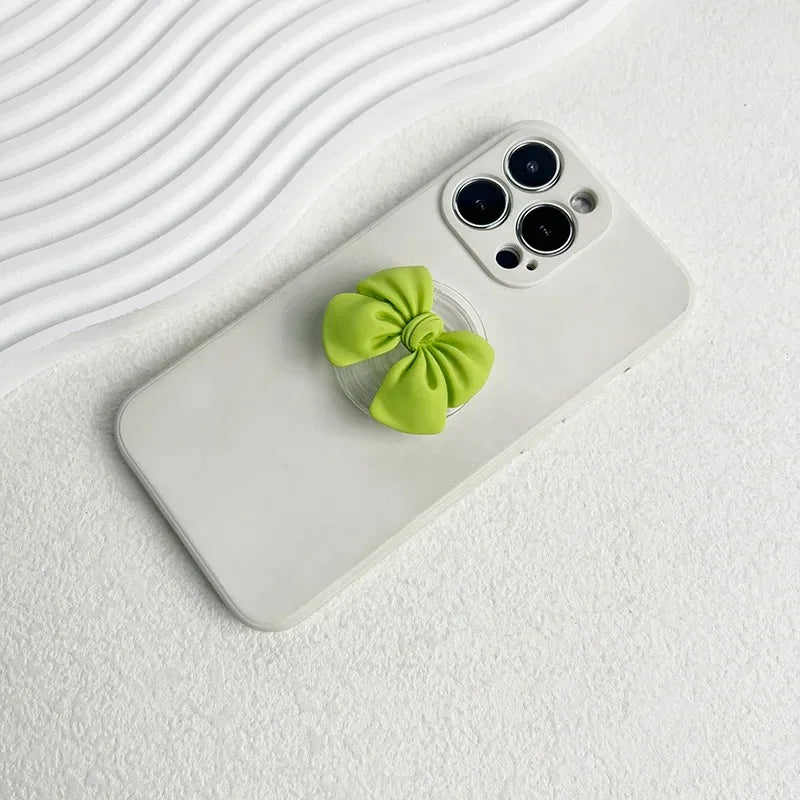 Korean Cute Colorful Bowknot Griptok Holder
