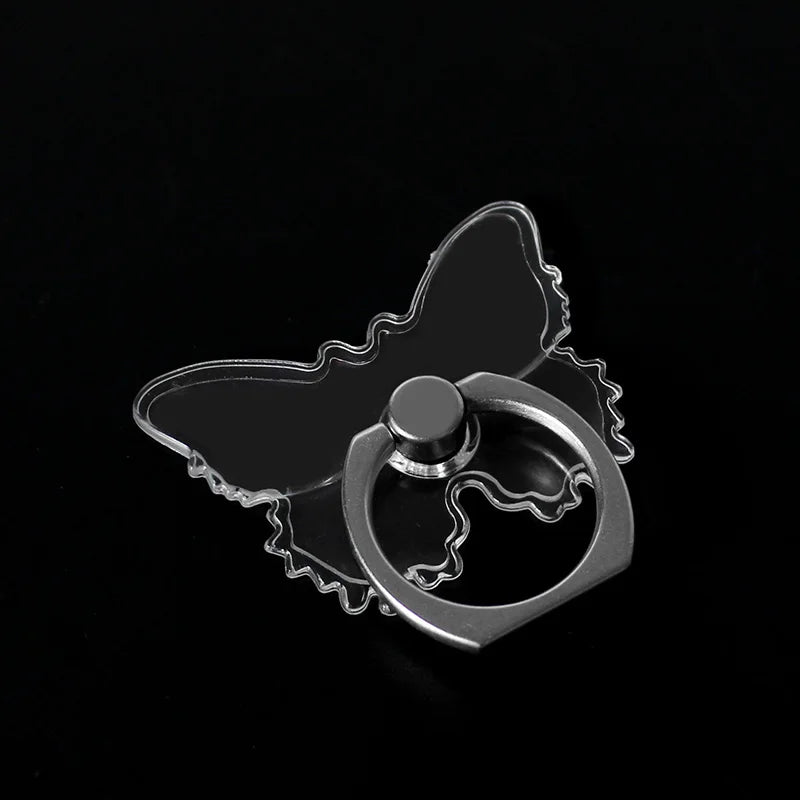 Transparent Diamond Phone Ring Holder Stand