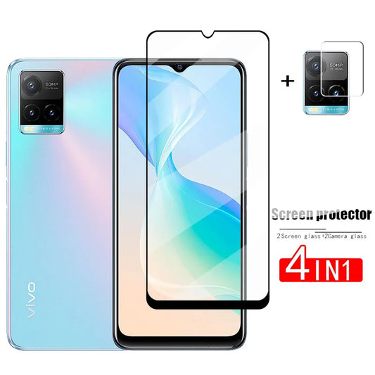 Vivo Y33s Full Cover Tempered Glass