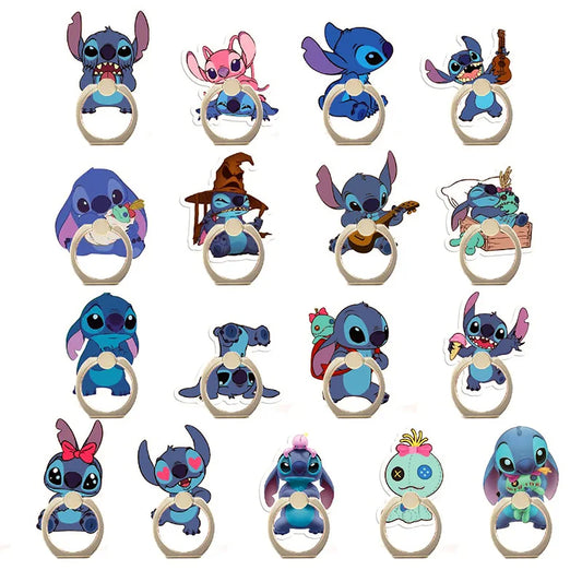 Cartoon Stitch Mickey Phone Ring Holder