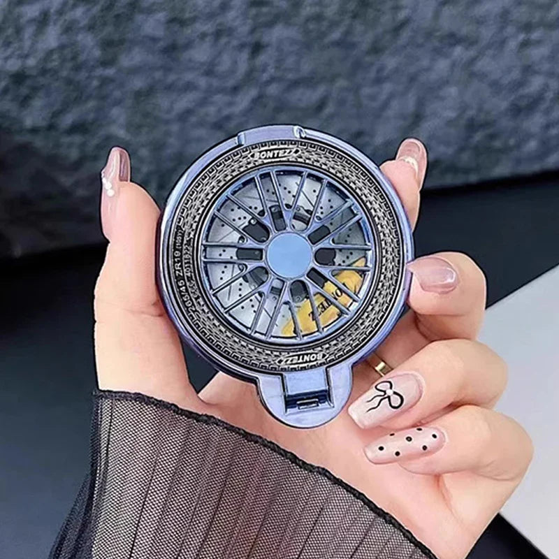 Cute Electroplating Gyroscope Ring Holder