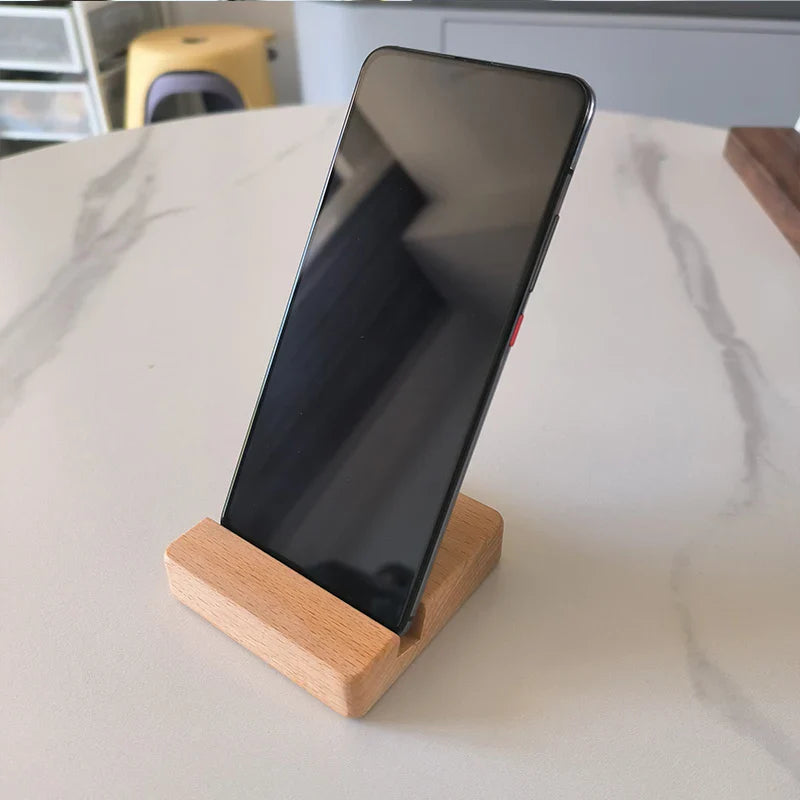 Simple Wooden Phone Stand Holder