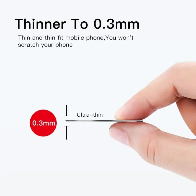 Metal plate stickers for phone holder