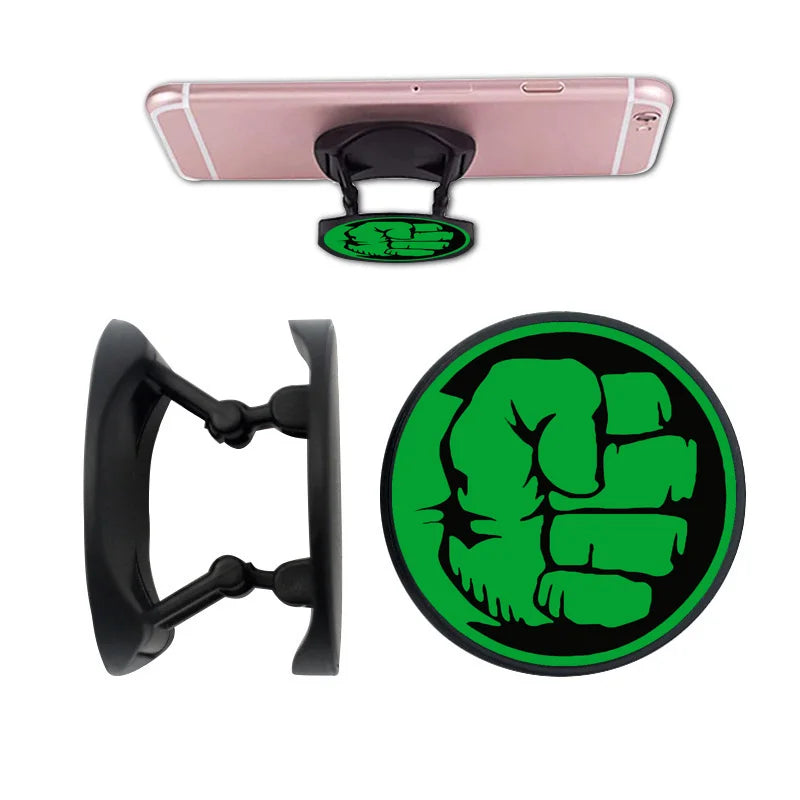 Cartoon Brave Team Folding Phone Ring Holder