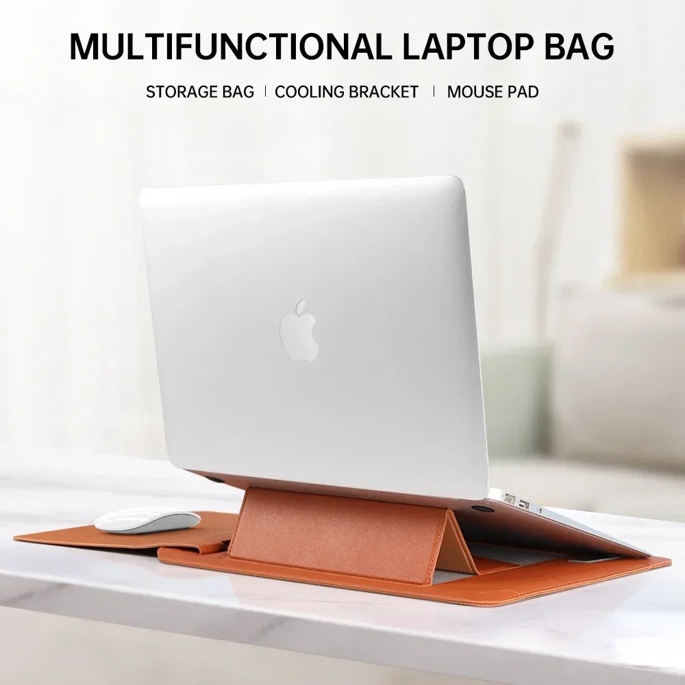 PU Leather Laptop Sleeve Case Bag