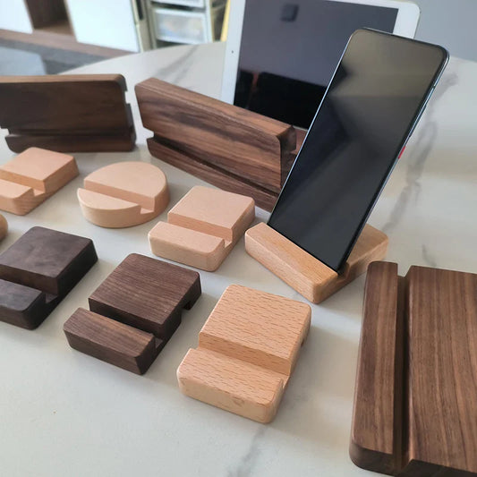 Simple Wooden Phone Stand Holder