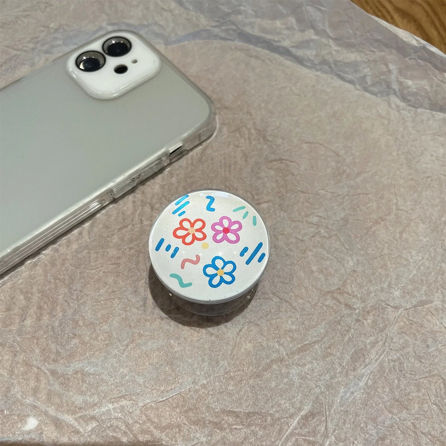 Cute Flower Ring Phone Holder