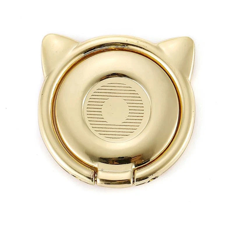 Luxury Cartoon Cat Phone Ring Holder