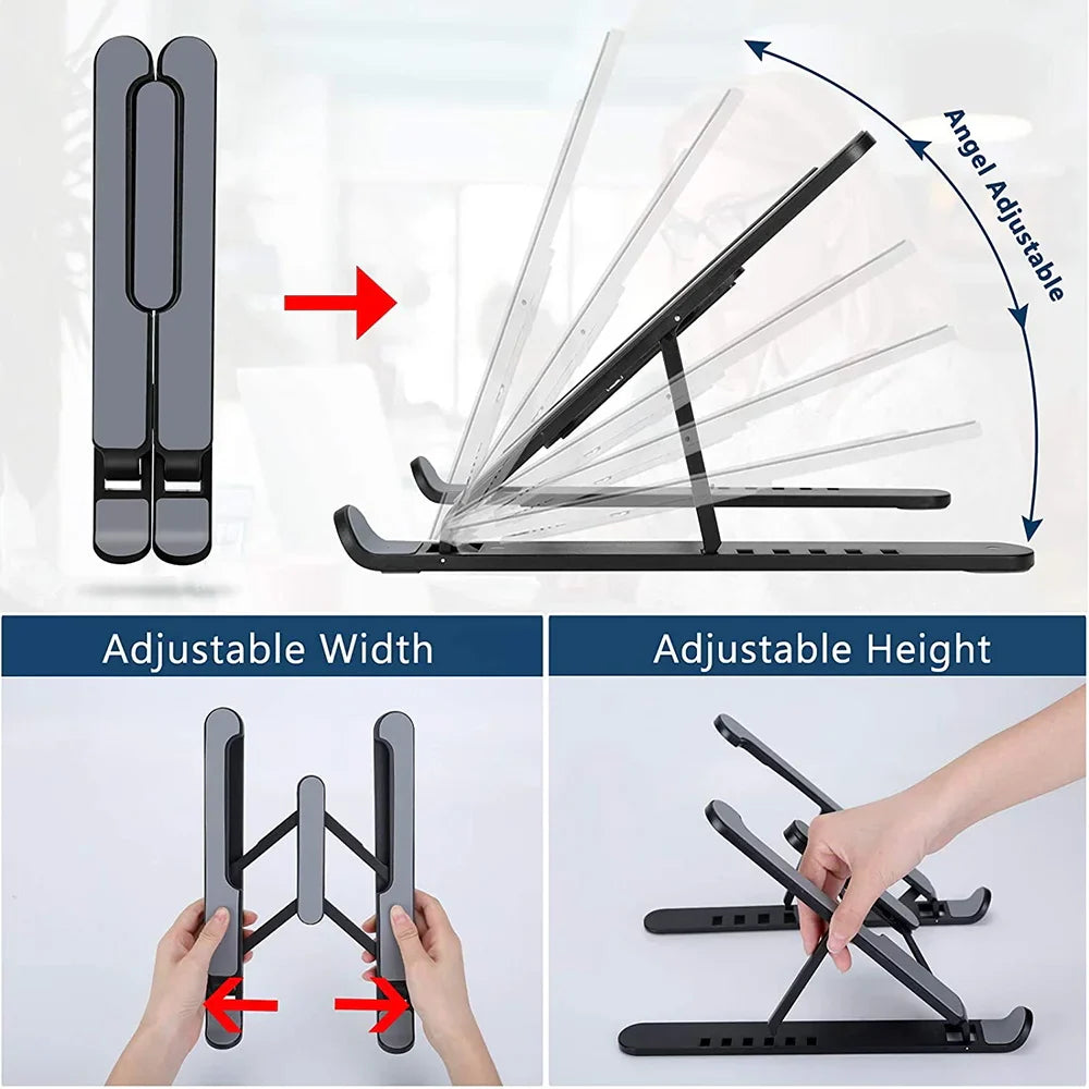 Foldable Adjustable Laptop Cooling Stand