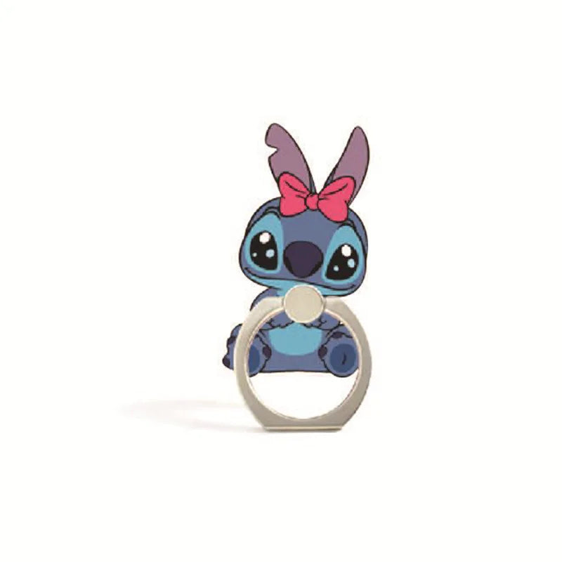 Cartoon Stitch Mickey Phone Ring Holder