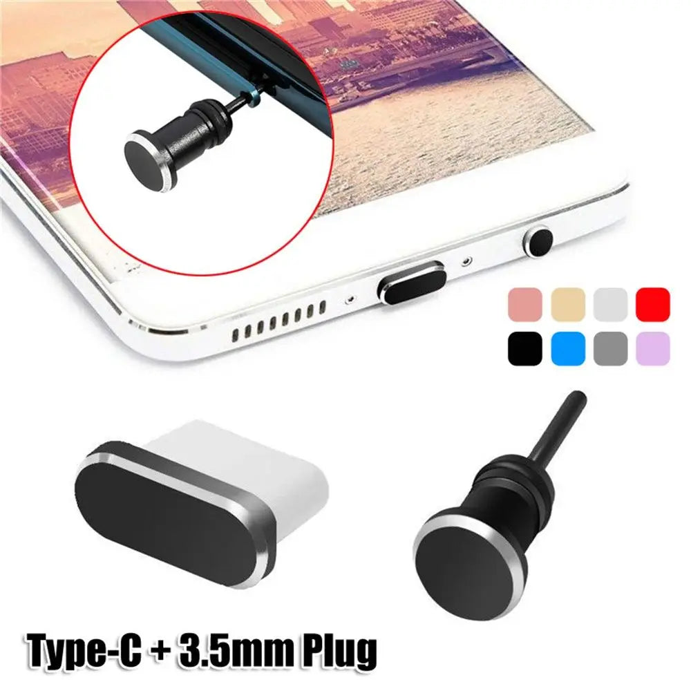 Metal Type-C Phone Dust Plug Cover
