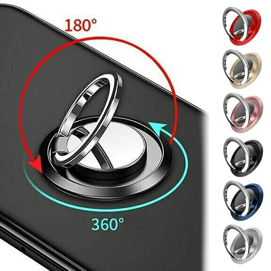540° Rotating Metal Phone Ring Holder