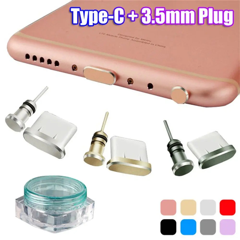 Metal Type-C Phone Dust Plug Cover