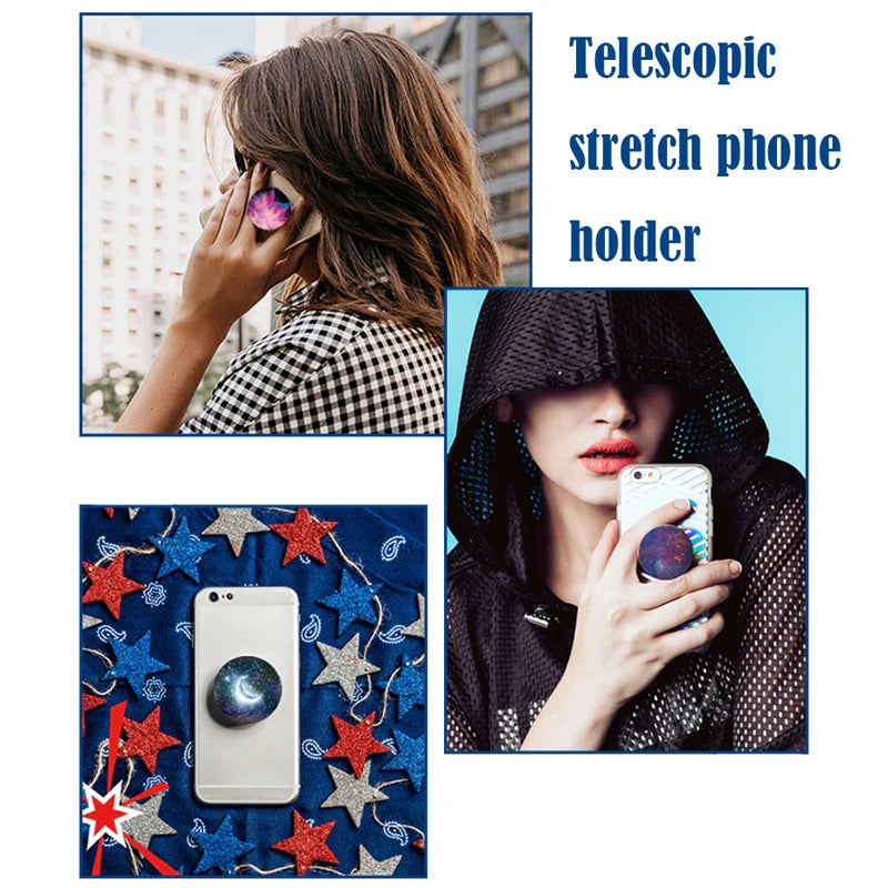 Popped Phone Socket Grip Stand Holder