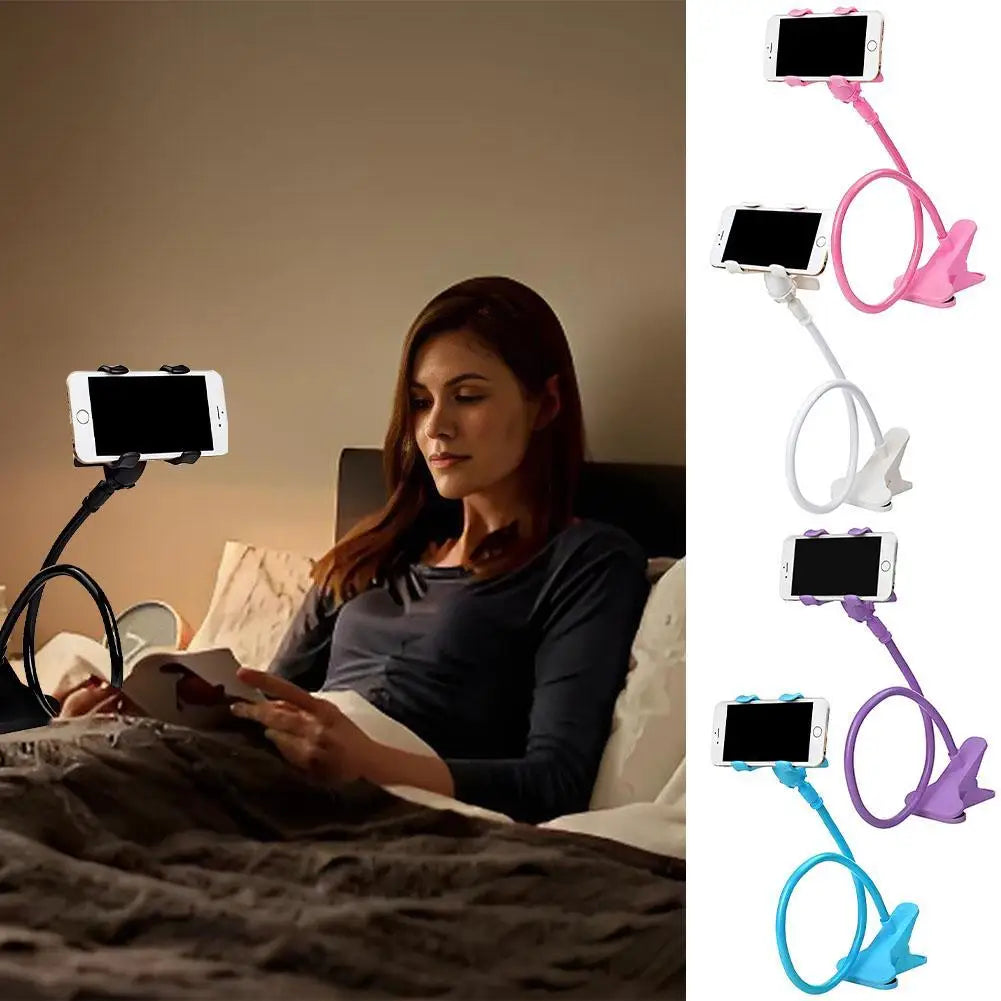 Lazy Bedside Clip Phone Holder