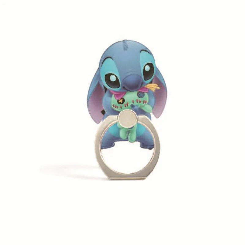Cartoon Stitch Mickey Phone Ring Holder