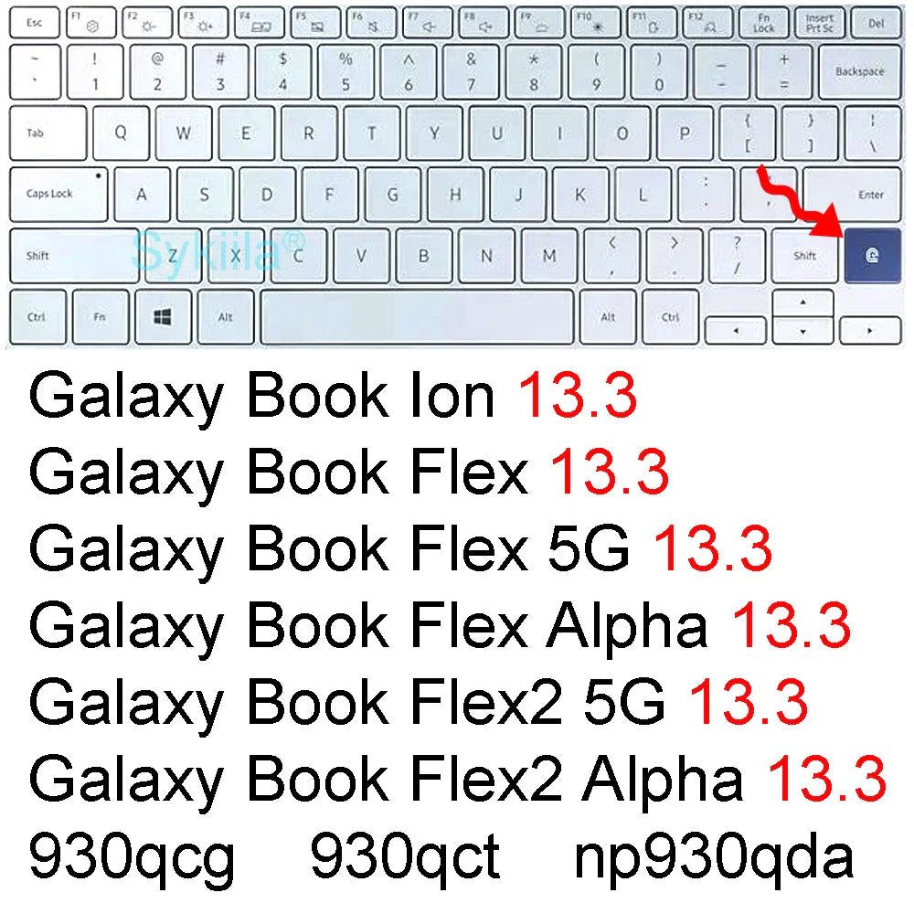 Samsung Galaxy Book Keyboard Cover Skin