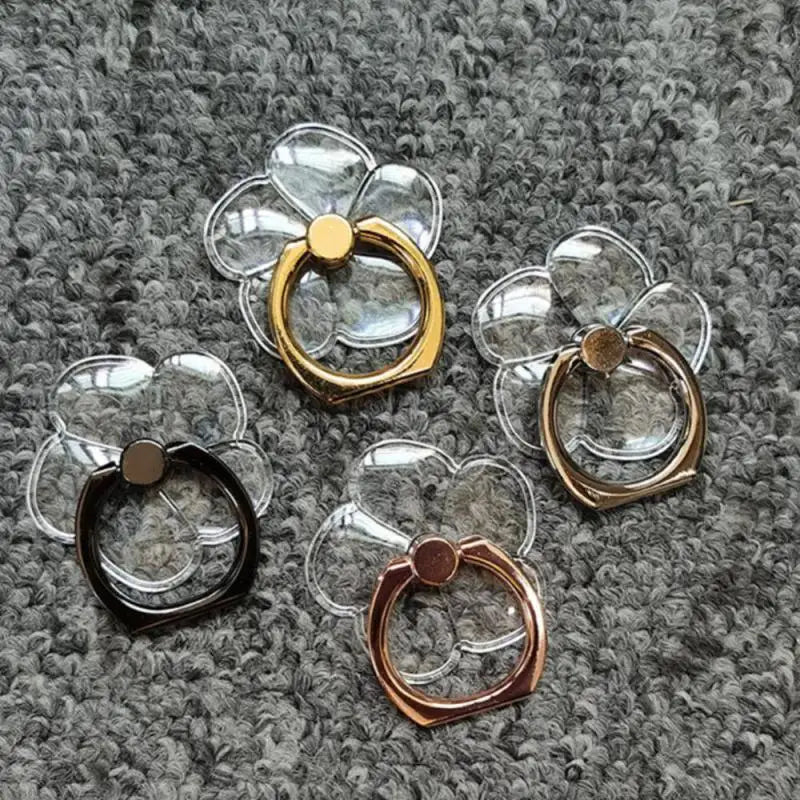 Transparent 360° Mobile Phone Ring Holder