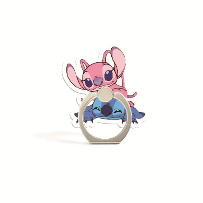 Cartoon Stitch Mickey Phone Ring Holder