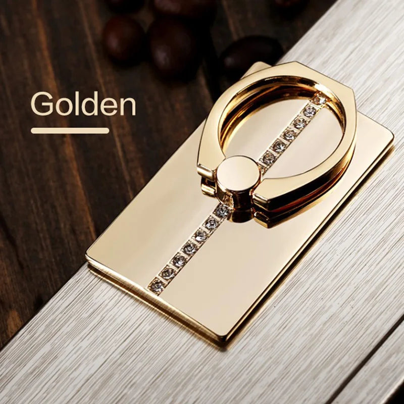 Luxury Square Phone Ring Car Holder